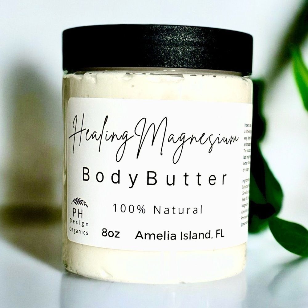Magnesium Body Butter 8oz - Muscle Tension‎ Relief